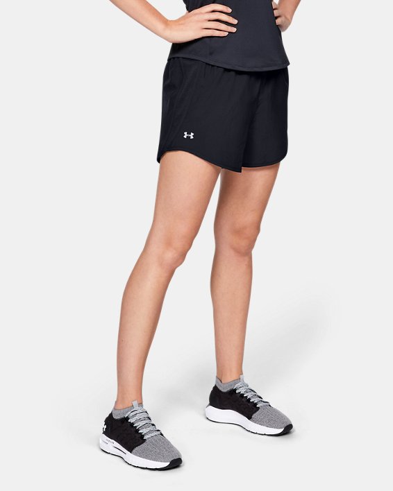 Women's UA Speed Stride Shorts, Black, pdpMainDesktop image number 0